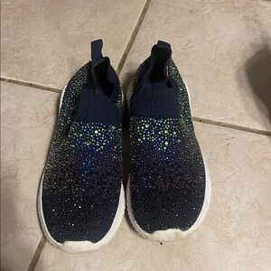 Torrid Womens Sparkly Sneakers - Black and Green